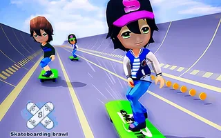 Skateboarding Brawl