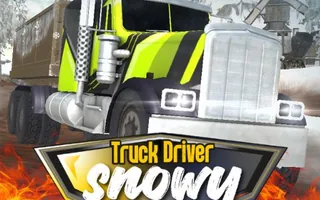 Truck Driver: Snowy Roads