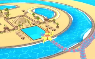 waterpark sliding